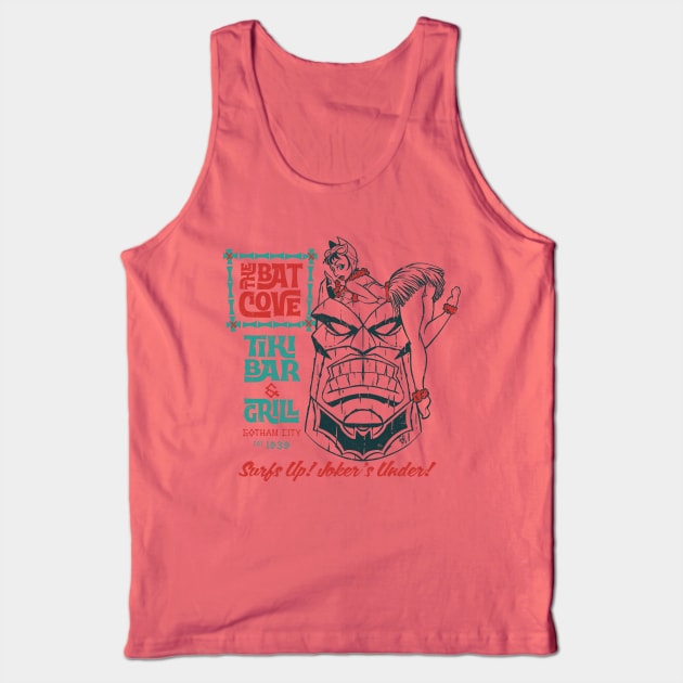 The Batcove Tiki Bar Tank Top by elblackbat